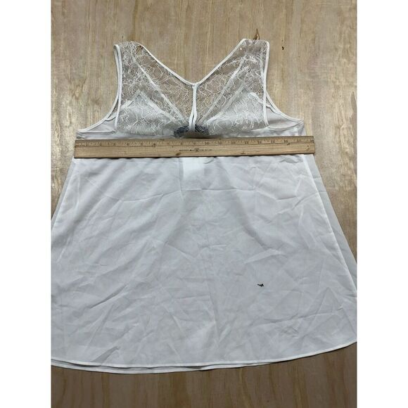 French Connection Winter White Lace Blouse Women’s Sz Small NWTs Sleeveless - Picture 5 of 6